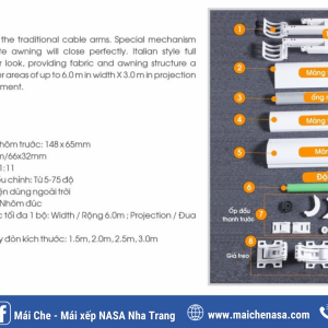 Mái Hiên Di Động Tự Động Fullbox AS-020